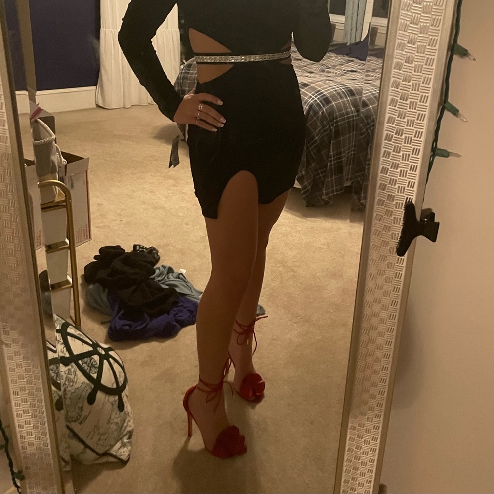 Red suede heels - Picture 8 of 8
